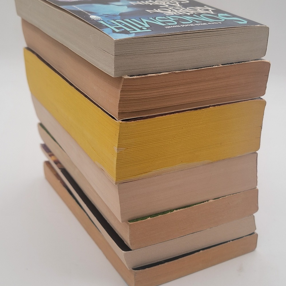 Various Sci-Fi Fantasy 7 Book Lot Paperback 80s 90s Anthony Norton Harrison Good - Picture 10 of 11